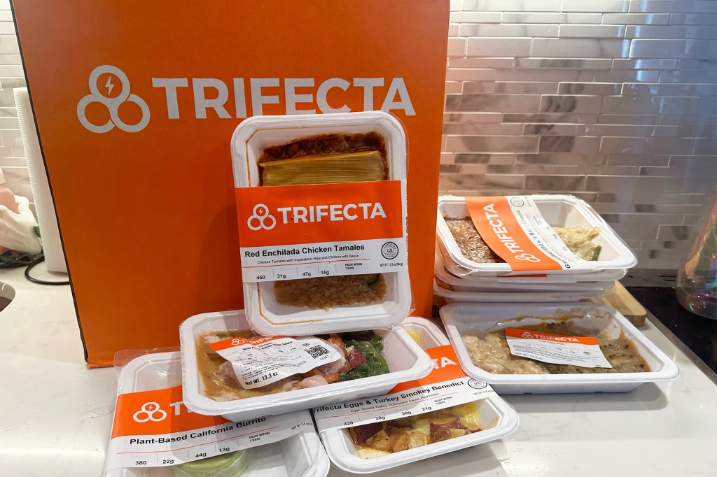 An array of Trifecta meal kit meals