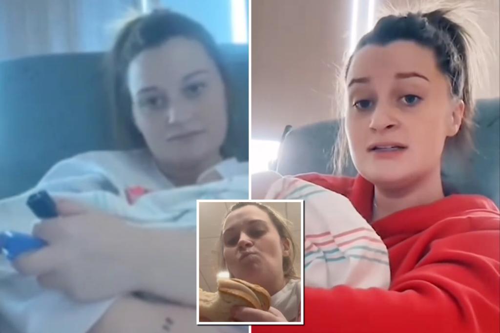 Mom unplugs the baby's NICU monitor to get the nurses' attention for a sandwich