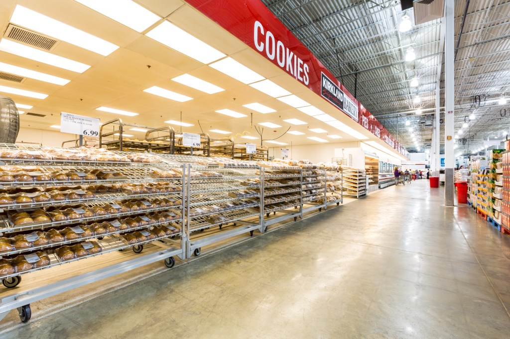 Oven network with shelves cookies at a Costco store in East Hanover, Nj, USA