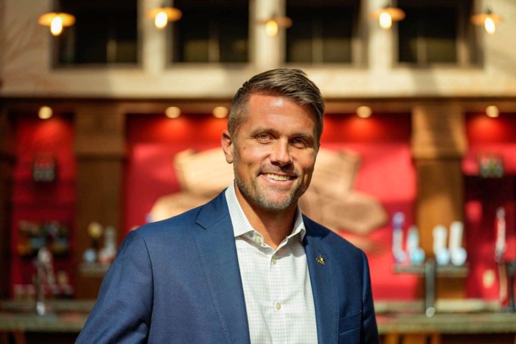 CEO Brendan Whitworth visits Anheuser-Busch Houston brewery to announce an investment of $ 22.5 million on Tuesday, August 2023, in Houston.