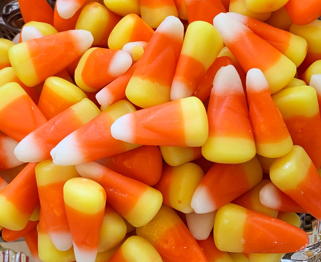 Candy corn pile in Westchester County, NY, October 23, 2023, captured by Julia Ruby