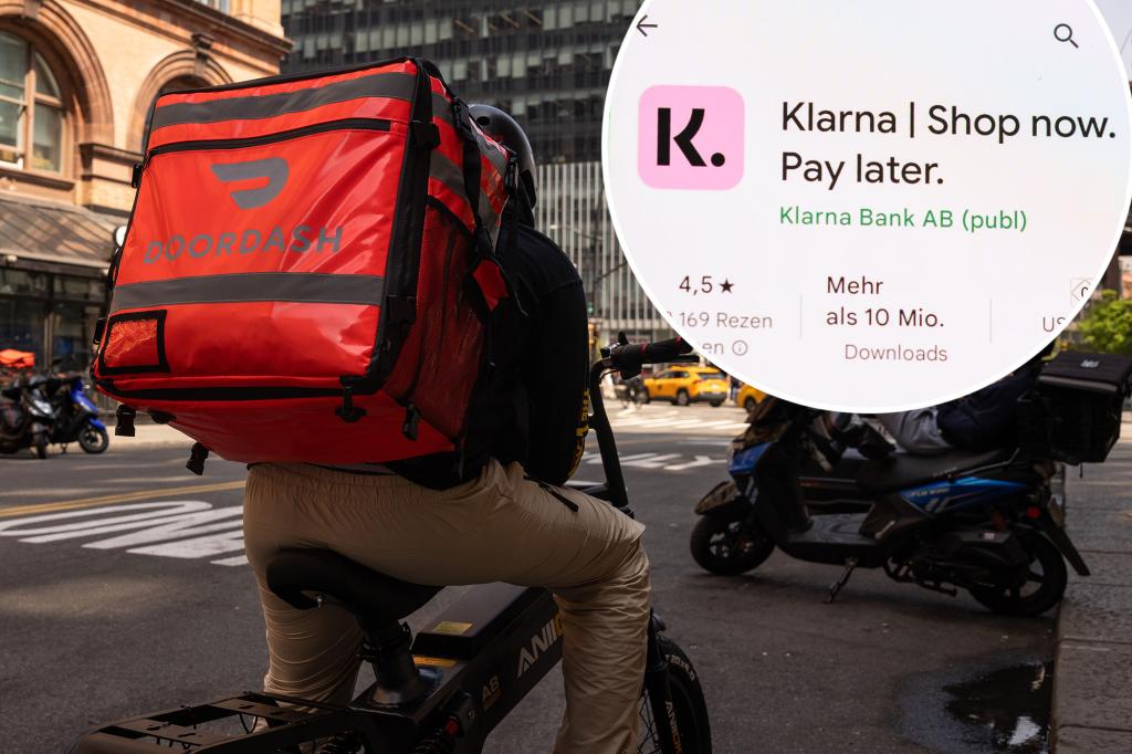 Doordash now offering dining now, pay later payments through clarna