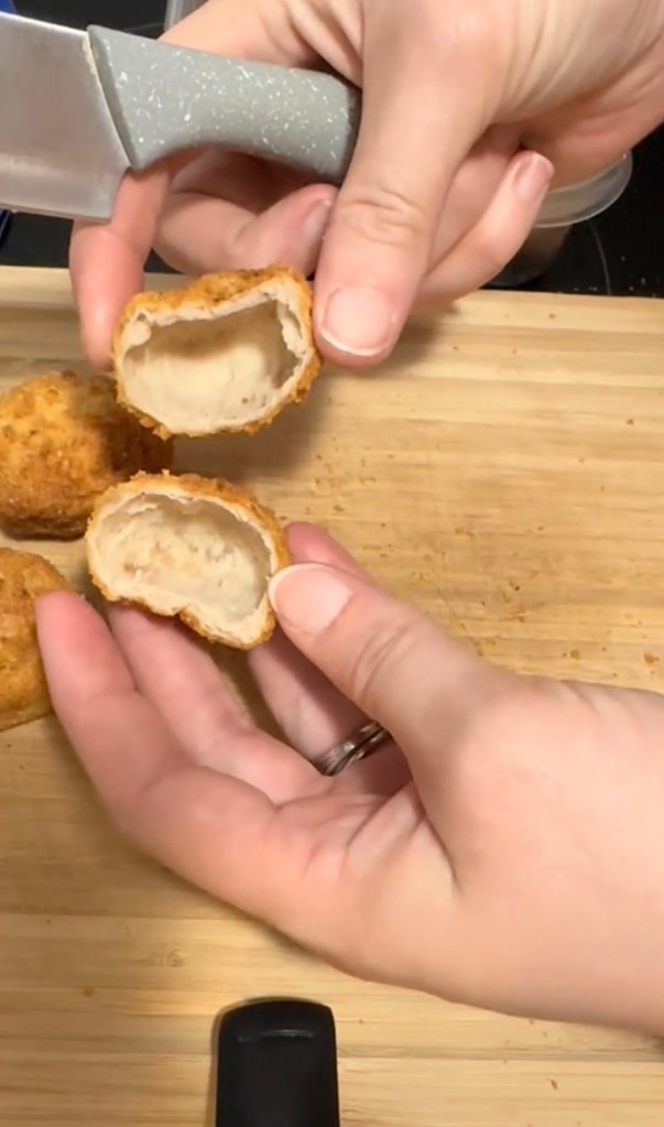 One woman bought a bag of chicken nugget from Walmart - but the chicken was missing.