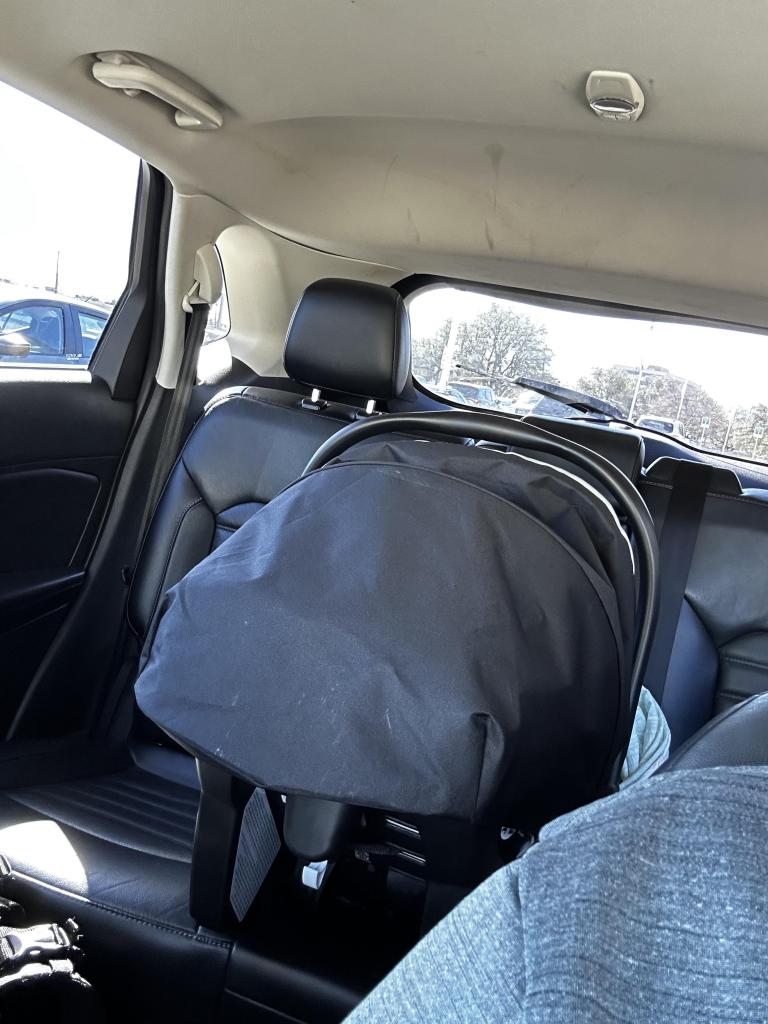A mother left her baby in a Uber in an effort to make her stay while she made another stop during her journey.