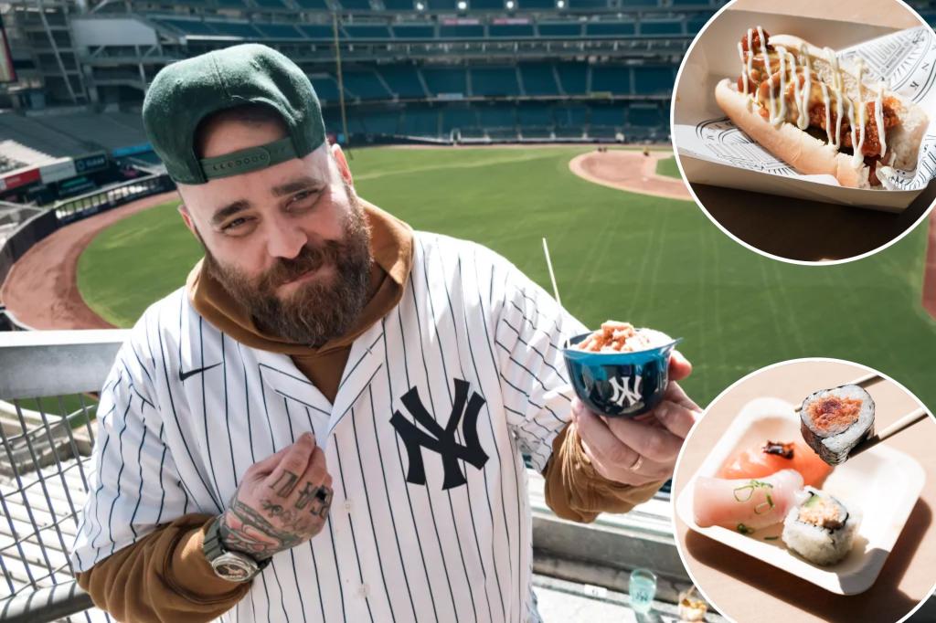 New Yankee Stadium 2025 menu includes lobster rolls and sashimi