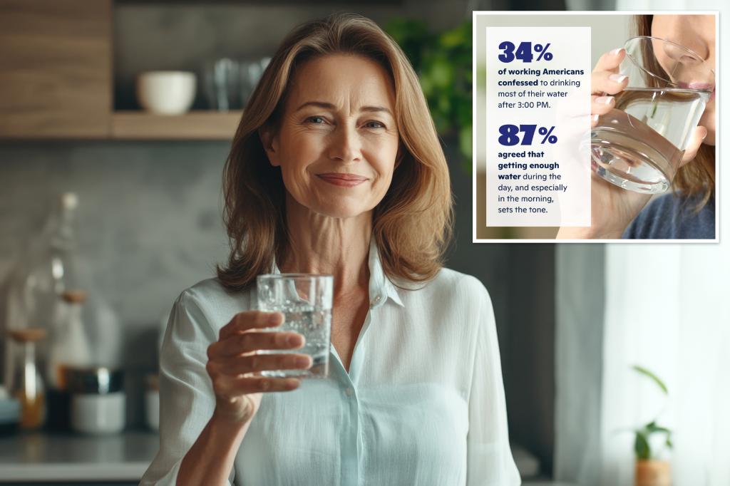 Over one -third of Americans do not drink water by 3pm