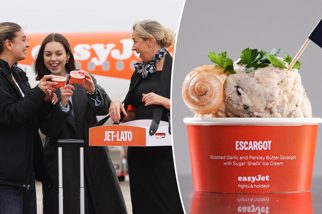 Airline detects snail and ice cream infected with garlic for passengers in Paris
