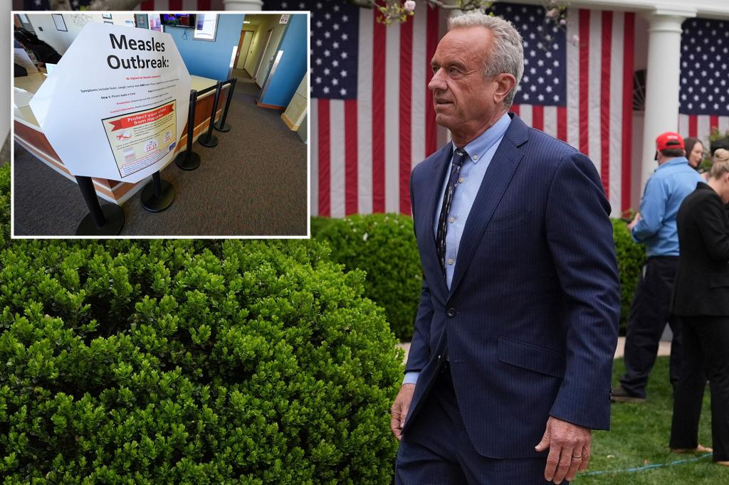 RFK Jr. Visits West Texas as a second child is buried after died of a measles -related disease