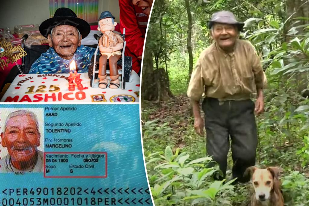 The farmer who stands with only 4 feet-3 believed to be the oldest person in the world after reaching the 125th birthday