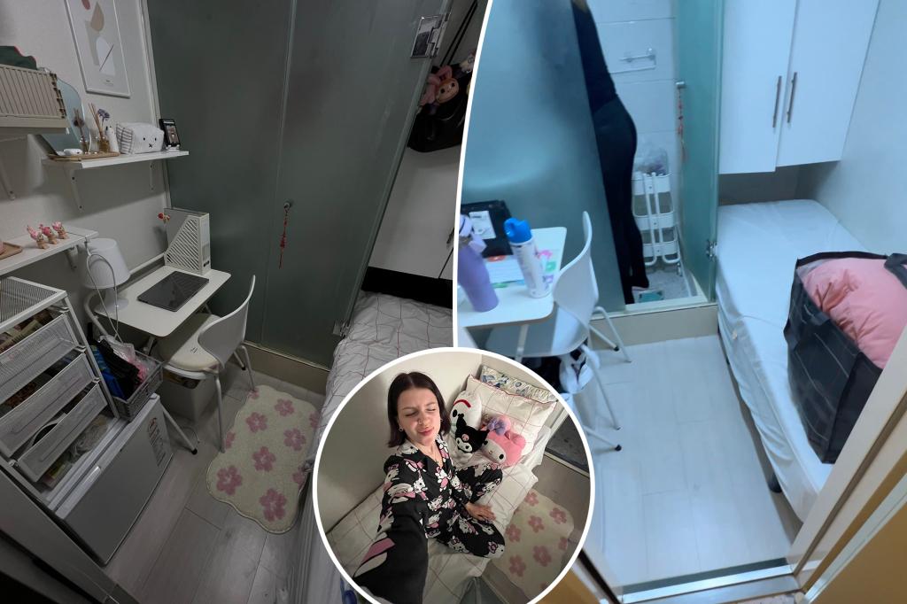 Grade student lives in a closet-size micro-apartment