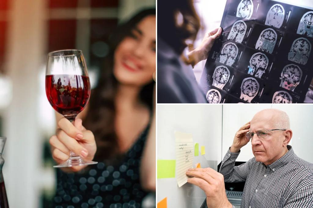 Eight drinks per week increase the chance of brain lesions by 133%