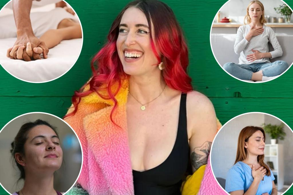Breathing of sex experts orgasm to relieve stress, to increase energy