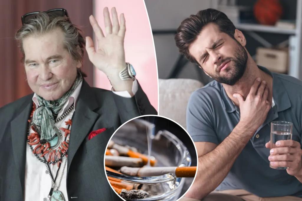 Symptoms of throat cancer to search after Val Kilmer dies at 65