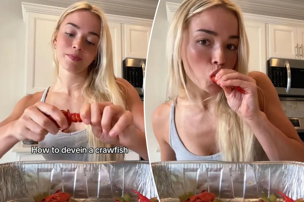 Livvy Dunne sparks viral debate over the right way to eat cabbage